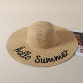 Hat Oversized Sun Hat Wide Defense Seaside Foldable Sun Protection UV Protection Beach Hat Hair